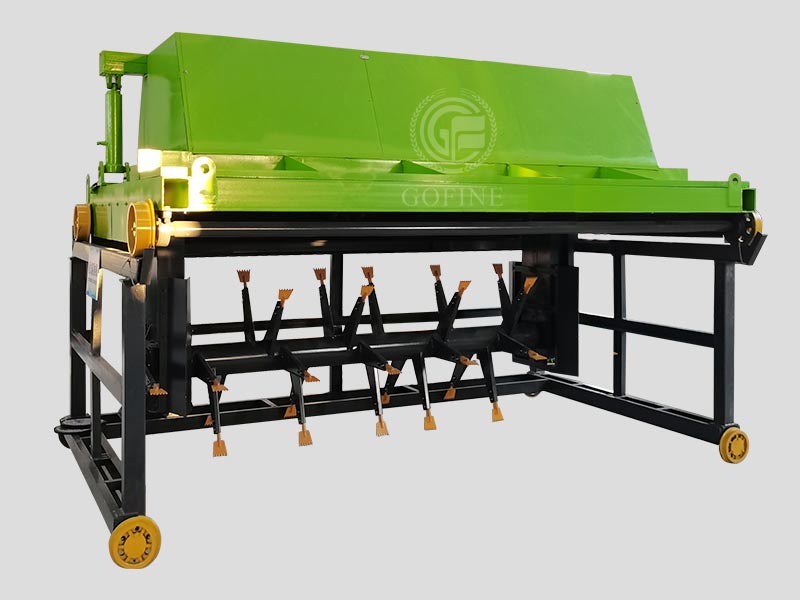 Trough compost turner Trough compost turner