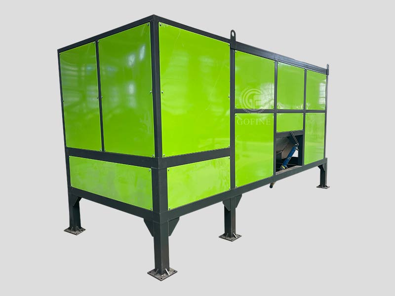 Horizontal fermentation tank