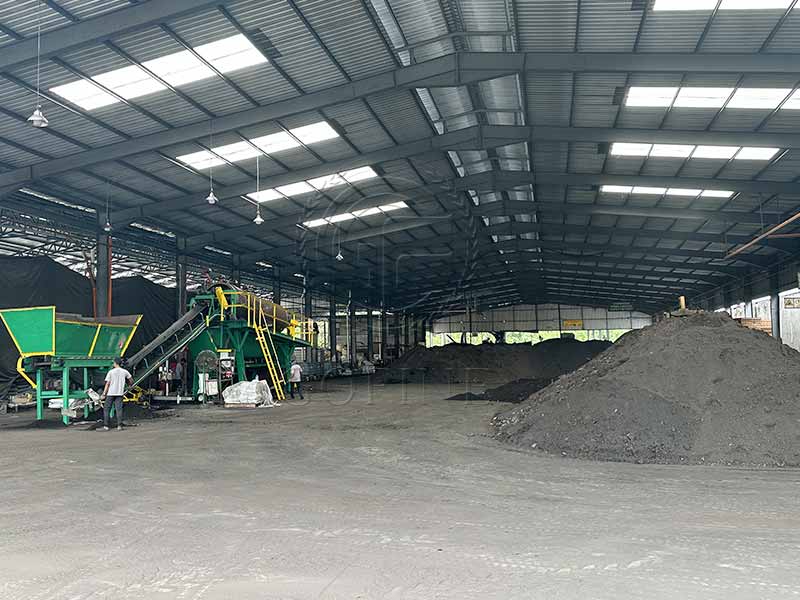 Africa organic fertilizer production line factory