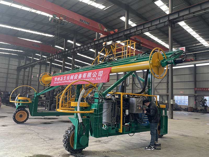 Large organic fertilizer film rolling machine equipment