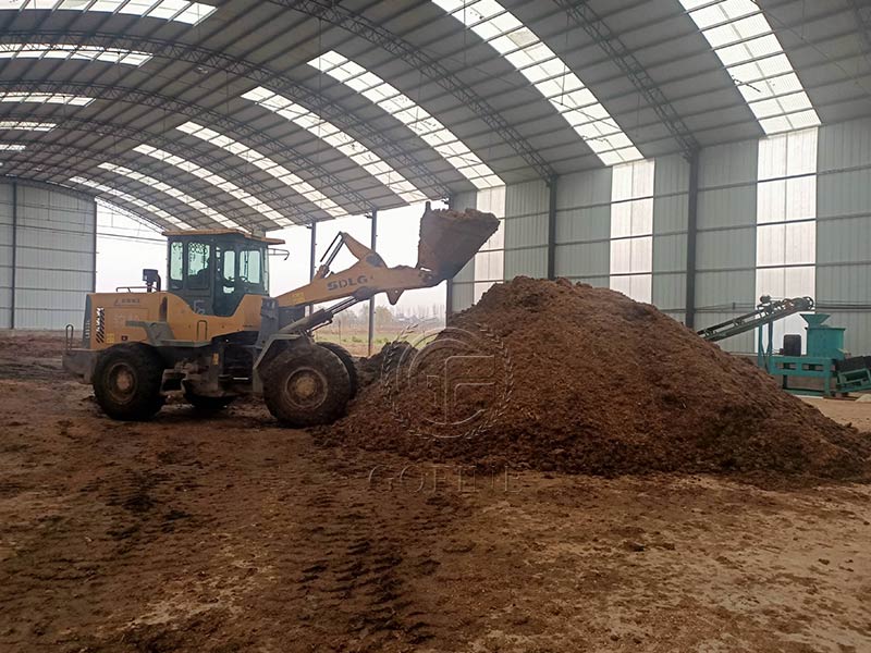 fermentation compost turning machine