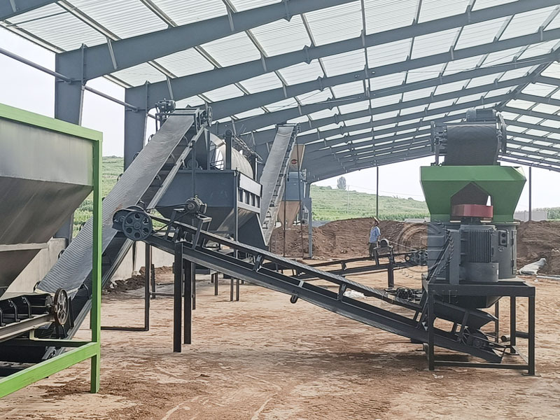 best 5T/H biomass organic fertilizer production line