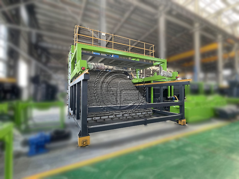 Intelligent and efficient fermentation chain compost turning machine