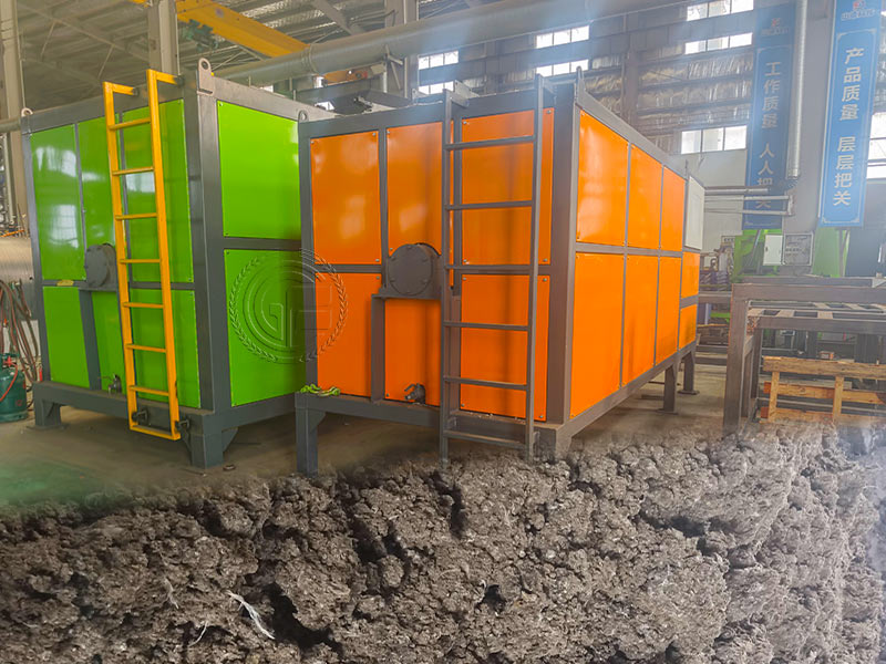 Highly efficient rotting sheep manure fermenter