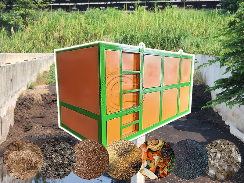 Intelligent and efficient chicken manure fermentation tank