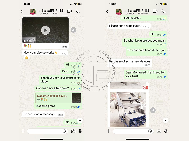 Iranian Customer Praises Gofine Cow Manure Inclined Screen Separator