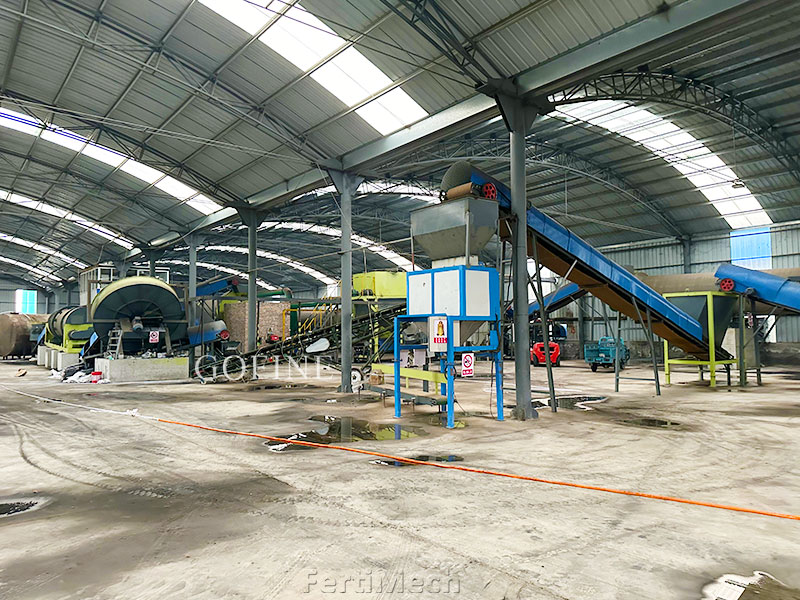 6-Ton Per Hour Organic Fertilizer Granulation Product