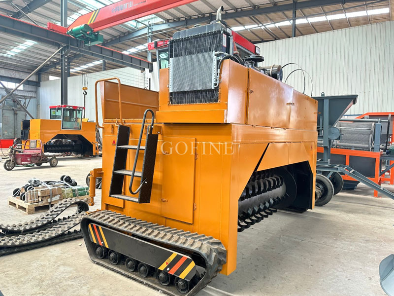Cow Manure Compost Turner | Windrow Type Livestock M