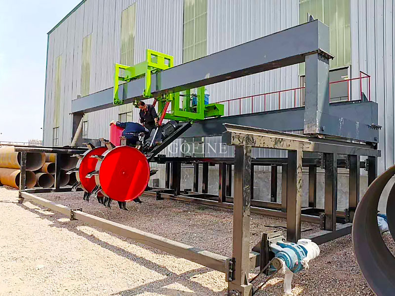 Aerobic Manure Fermentation Equipment: High Efficiency Wheel Type Compost Turner Engineering